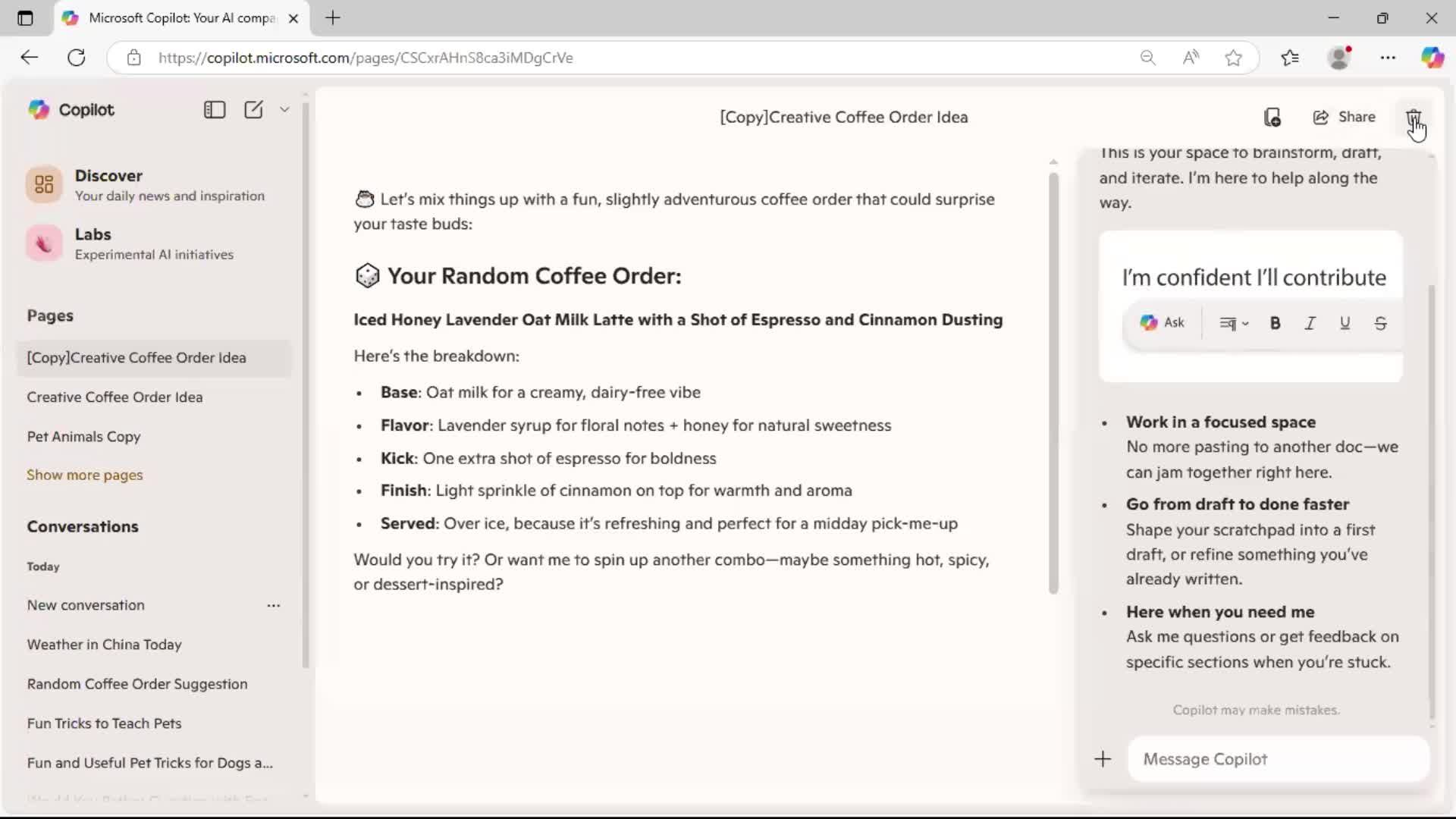 General browsing screenshot
