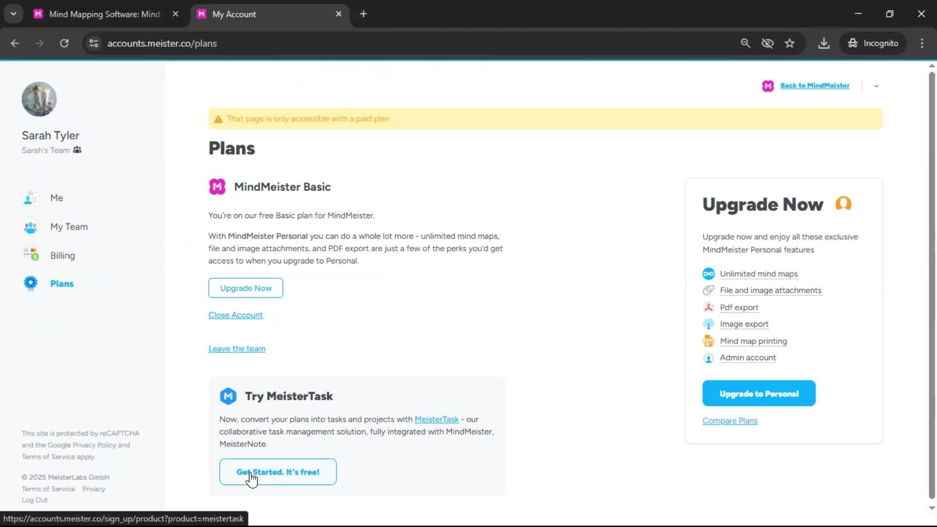 General browsing screenshot
