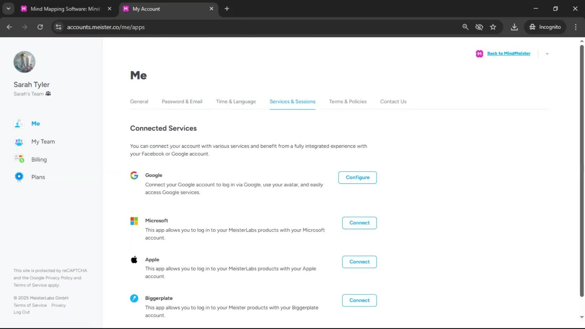 General browsing screenshot