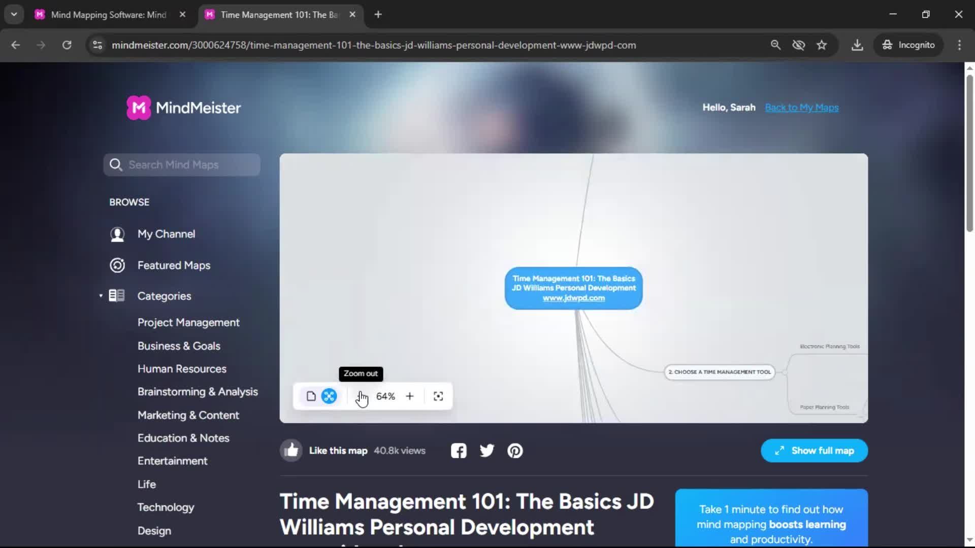 General browsing screenshot