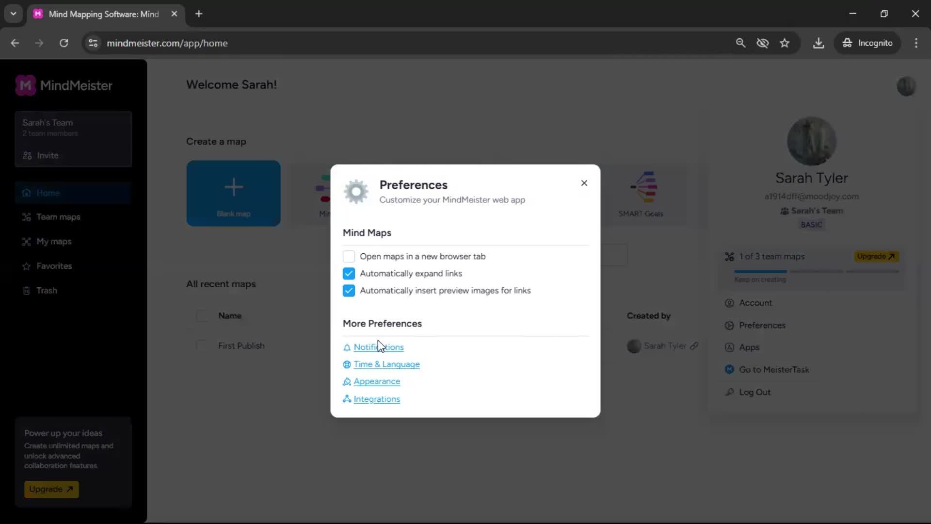 General browsing screenshot