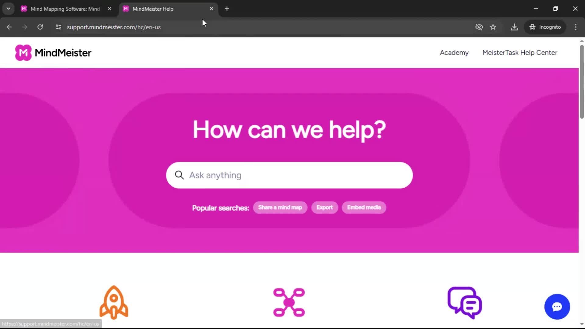 General browsing screenshot