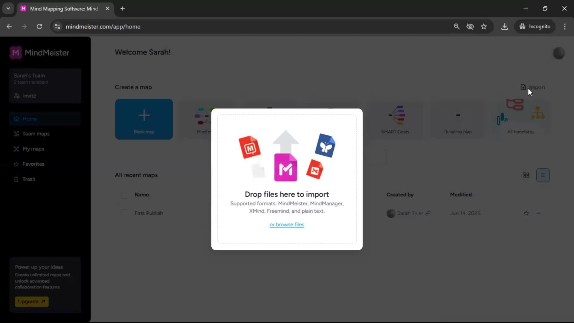 General browsing screenshot