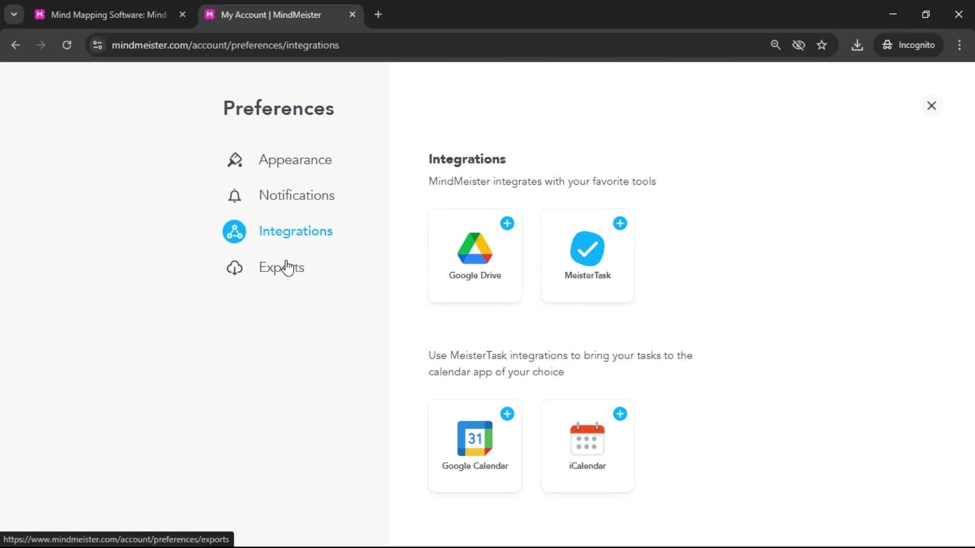 General browsing screenshot