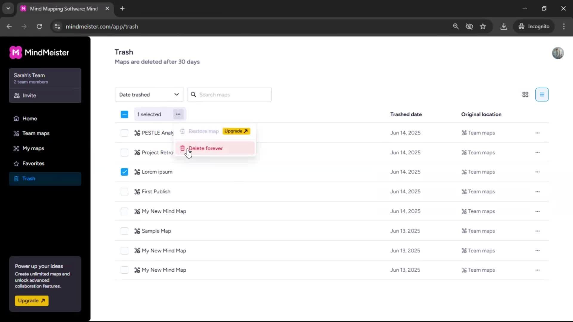 General browsing screenshot