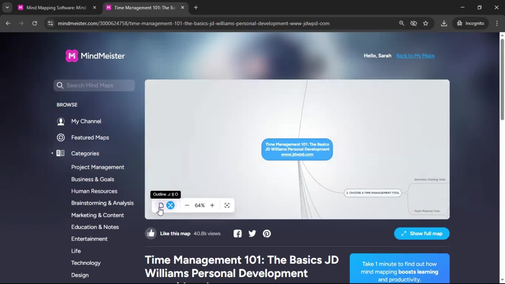 General browsing screenshot