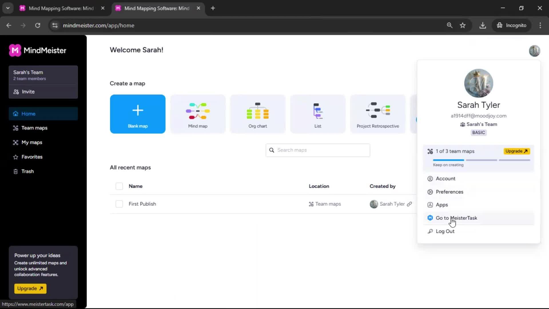 General browsing screenshot