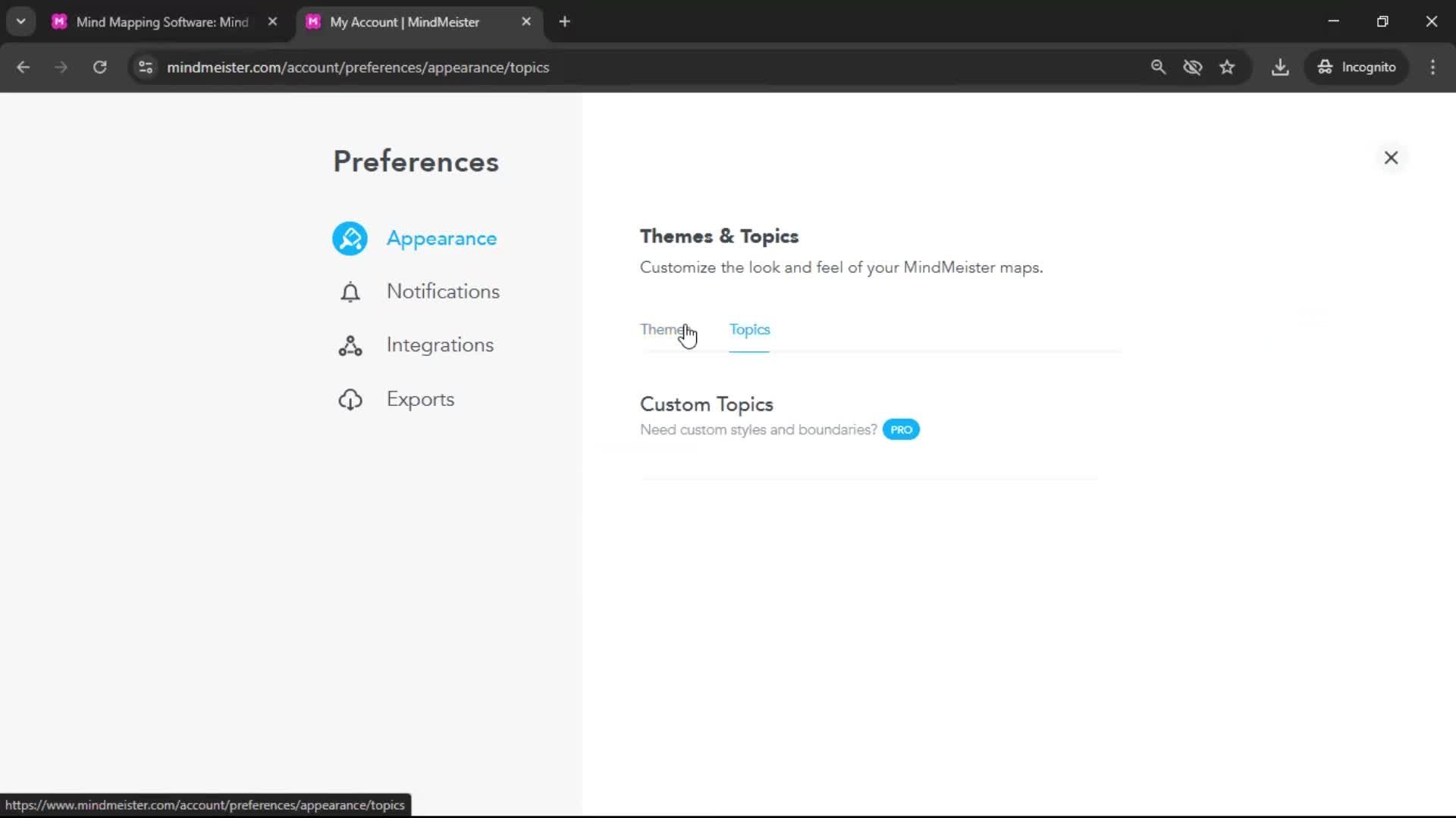 General browsing screenshot