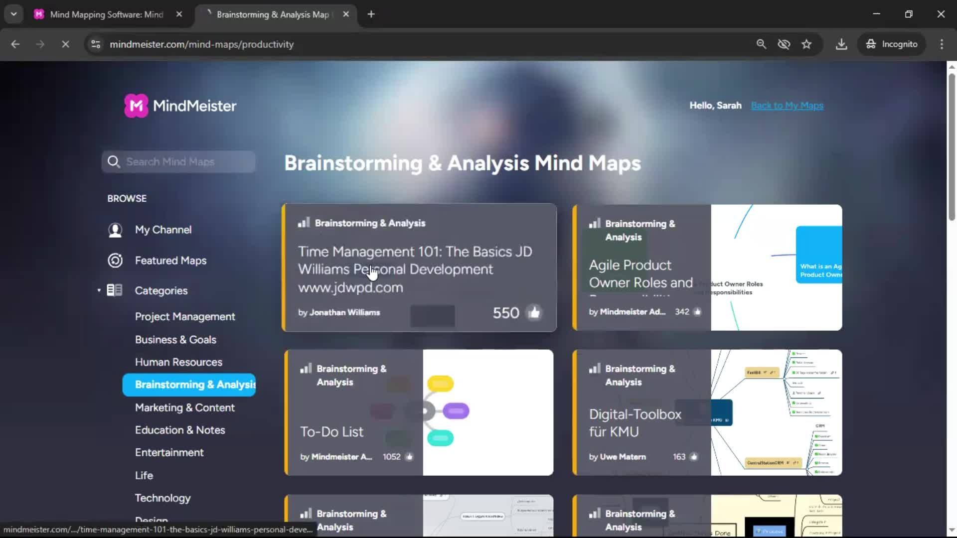 General browsing screenshot