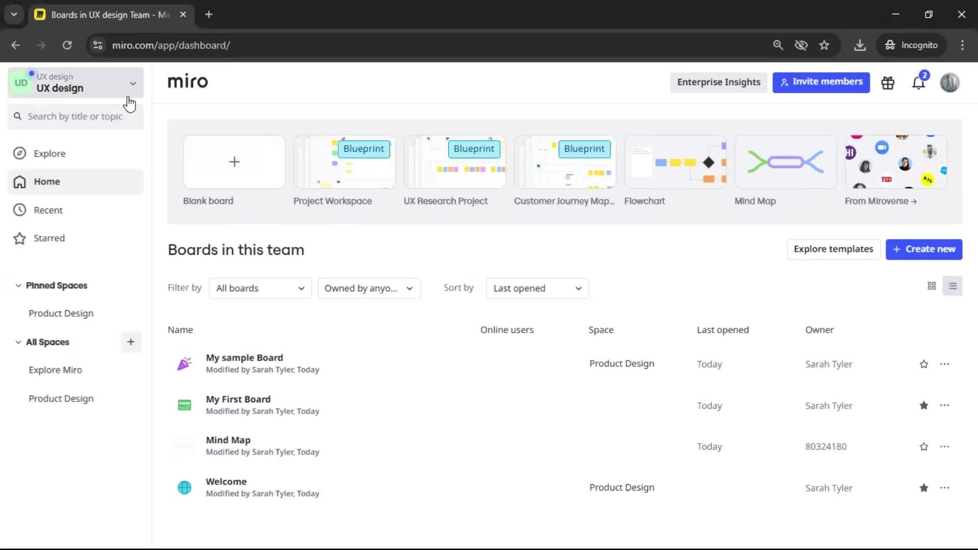 General browsing screenshot