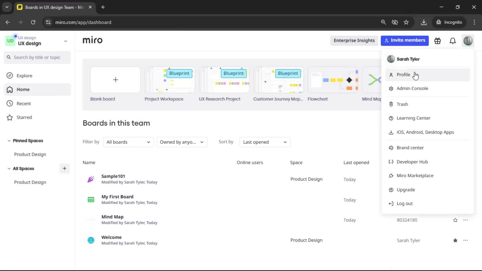 General browsing screenshot