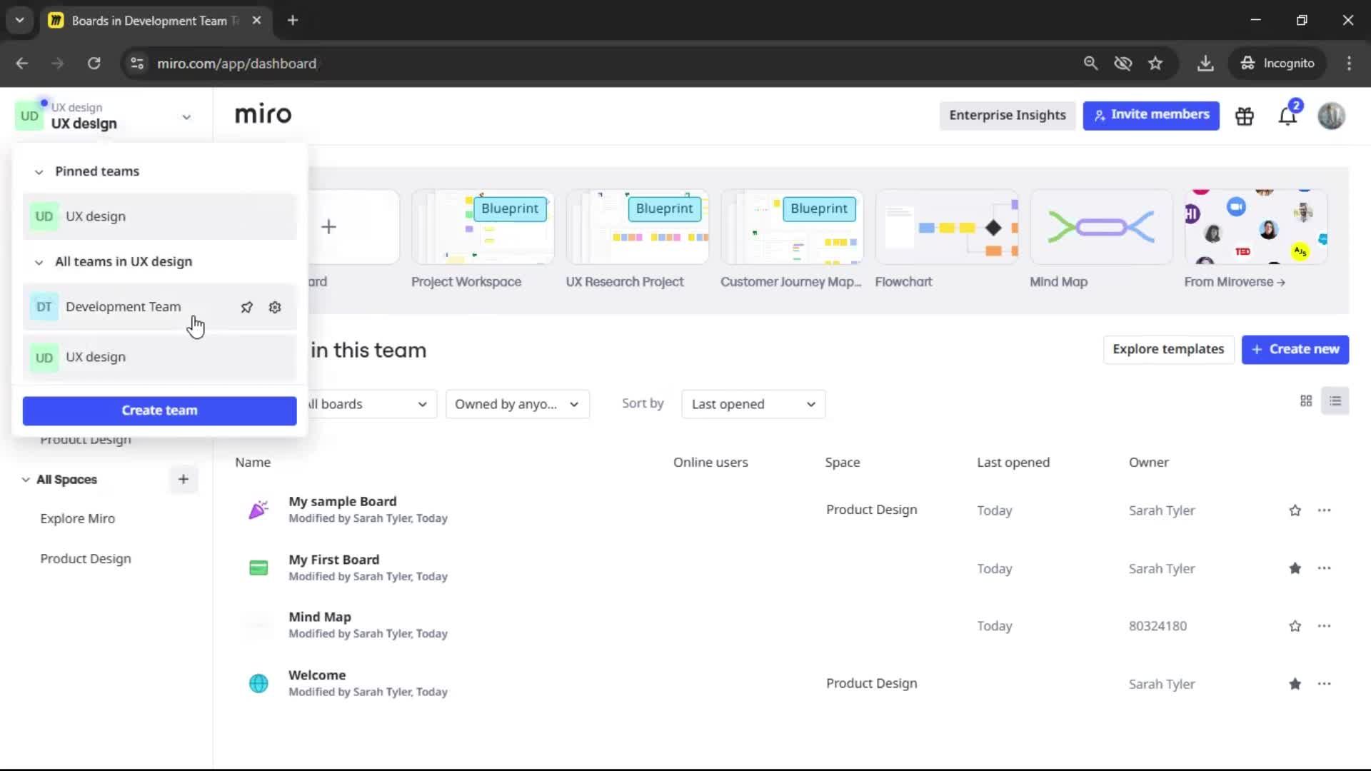 General browsing screenshot
