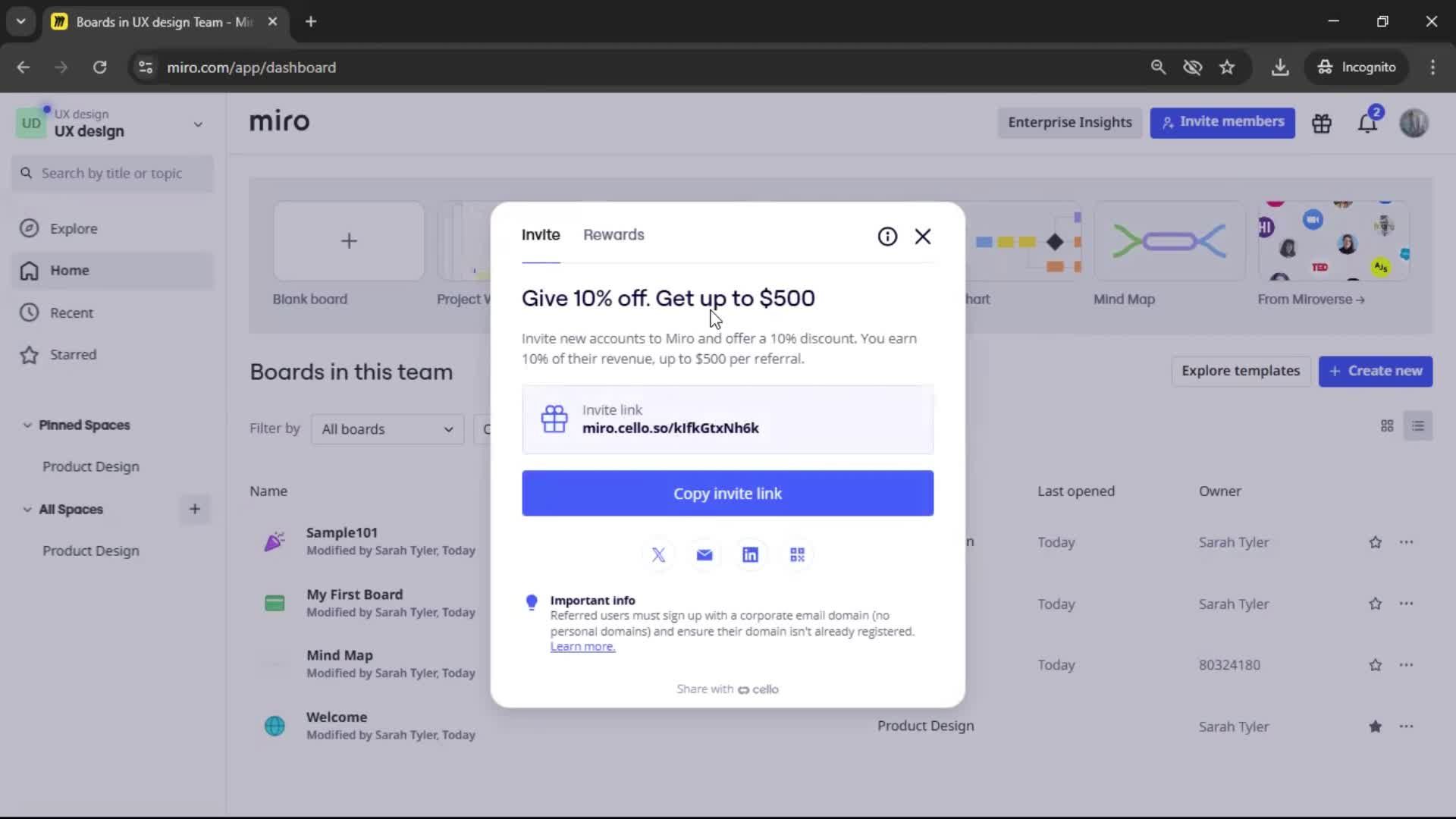 General browsing screenshot