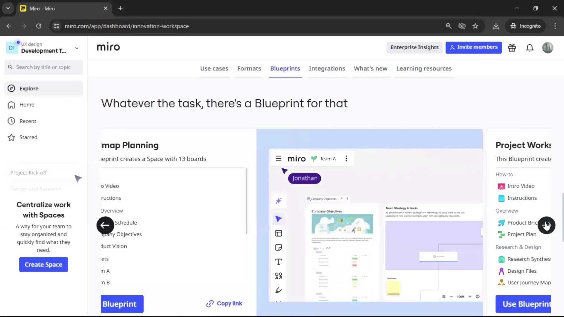 General browsing screenshot
