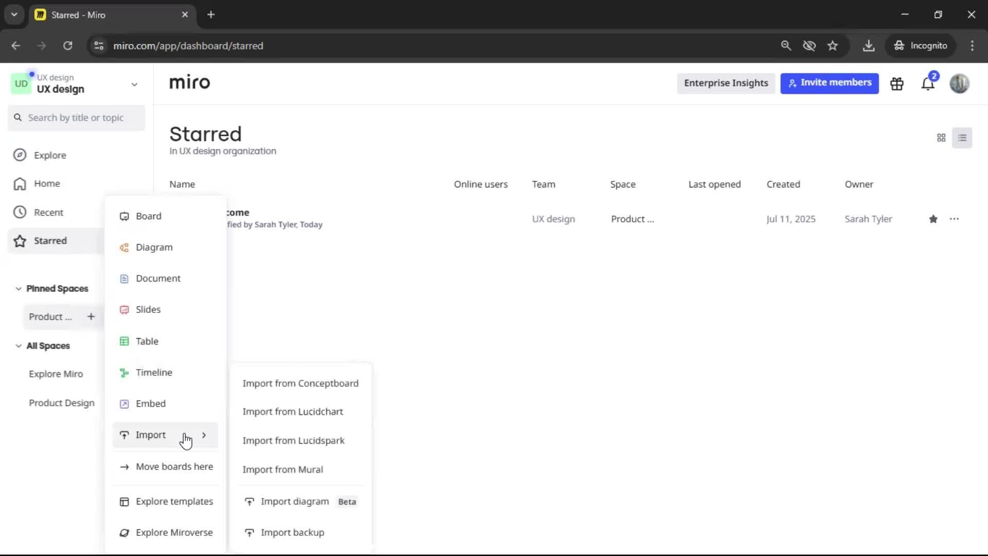 General browsing screenshot