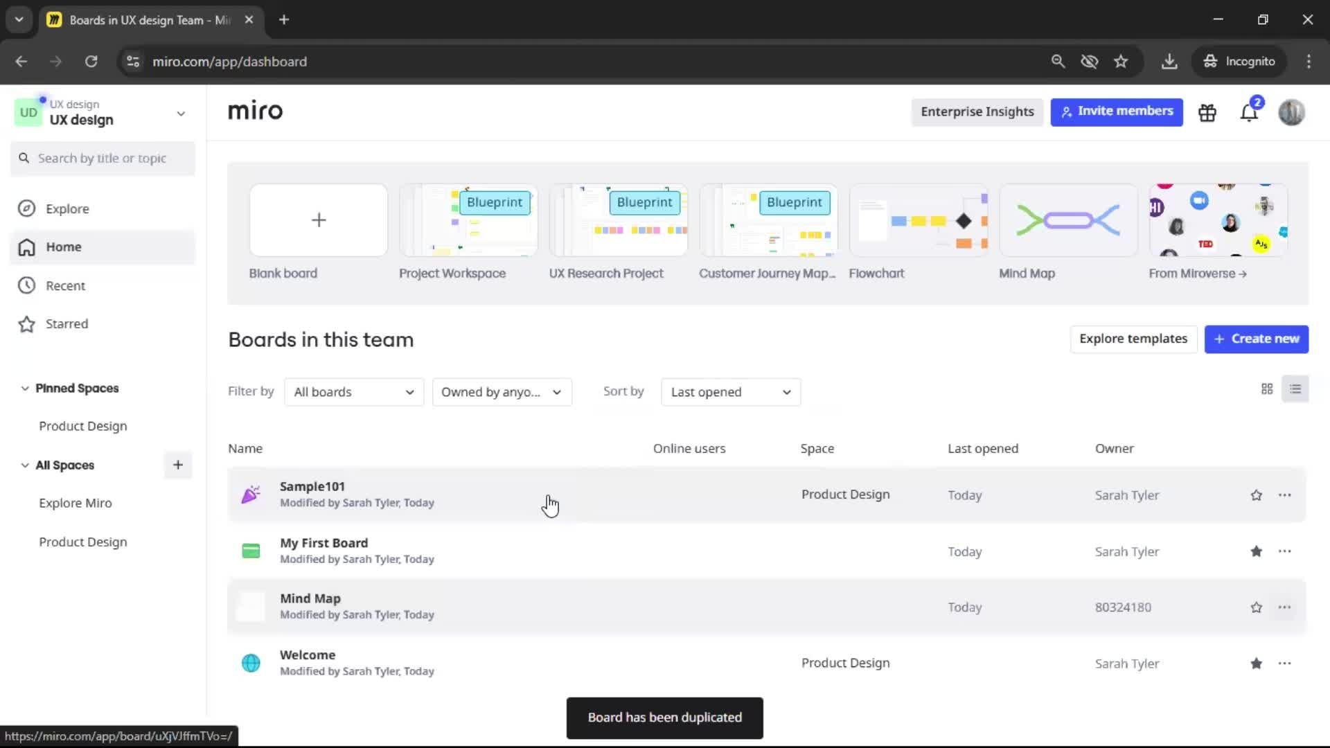 General browsing screenshot