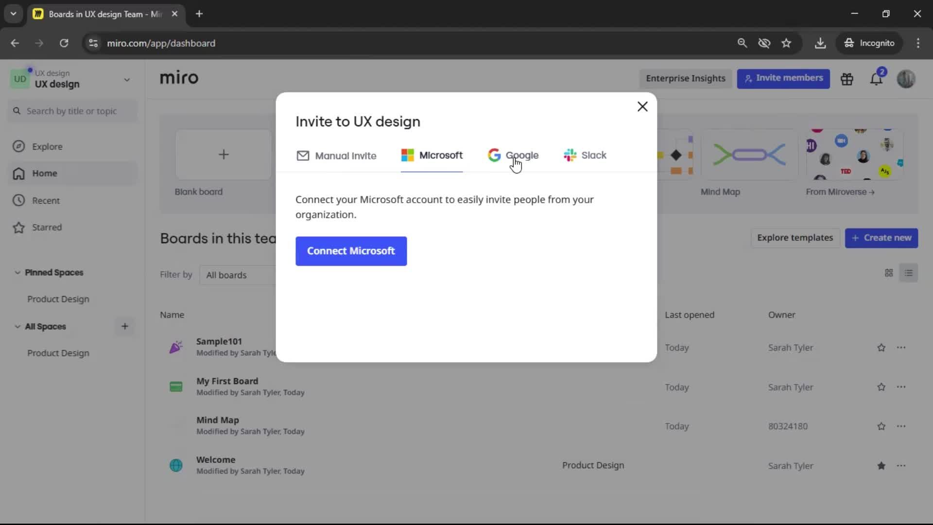 General browsing screenshot