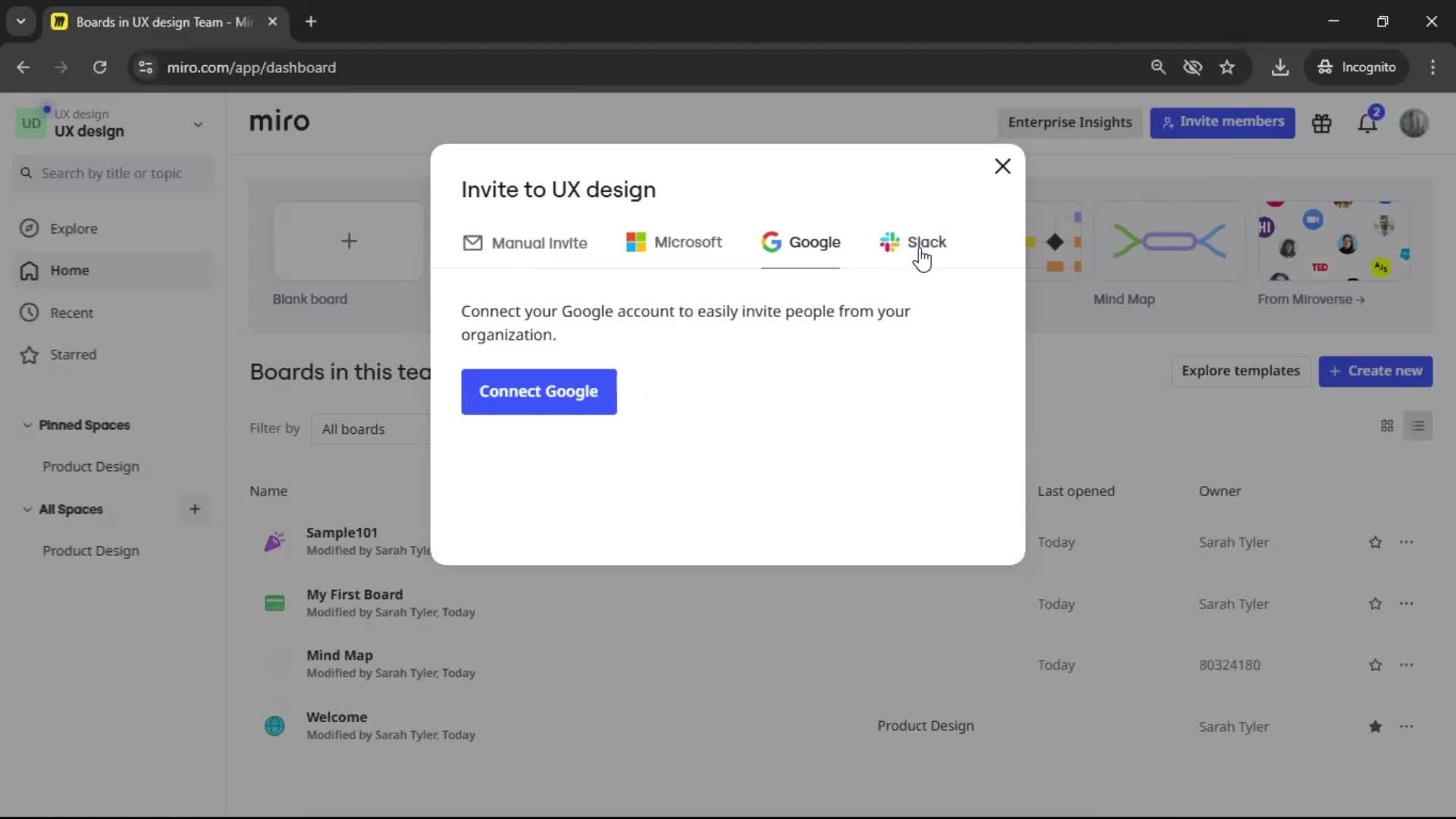 General browsing screenshot
