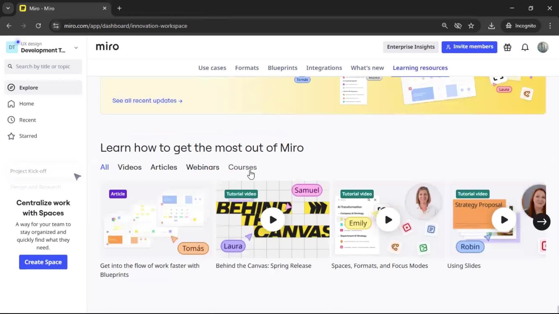 General browsing screenshot