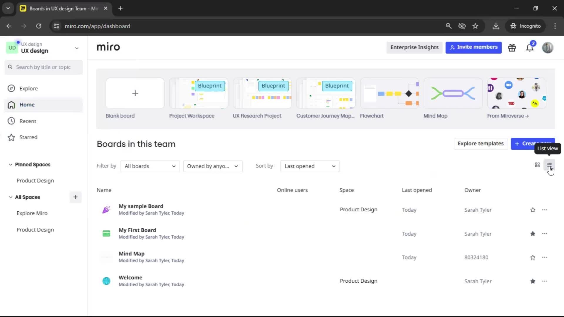 General browsing screenshot