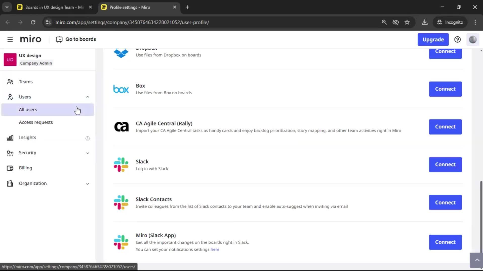 General browsing screenshot