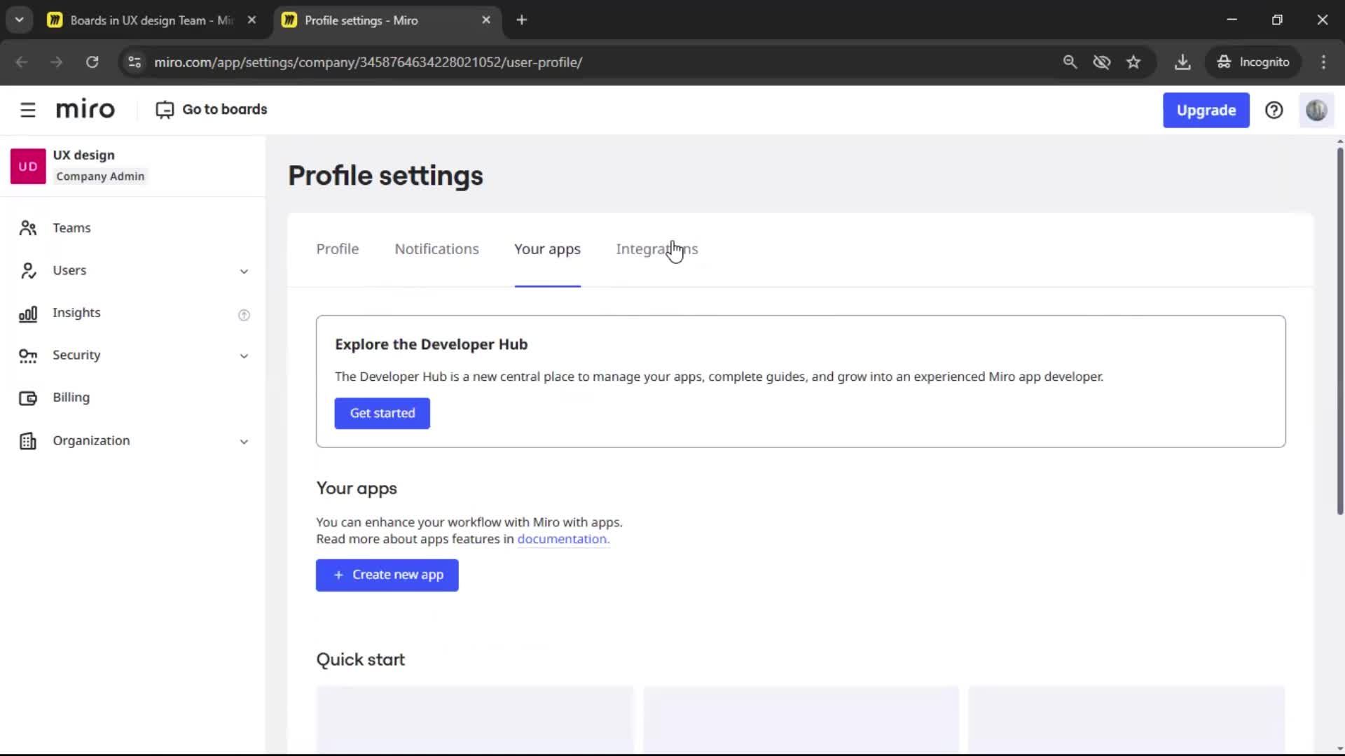 General browsing screenshot