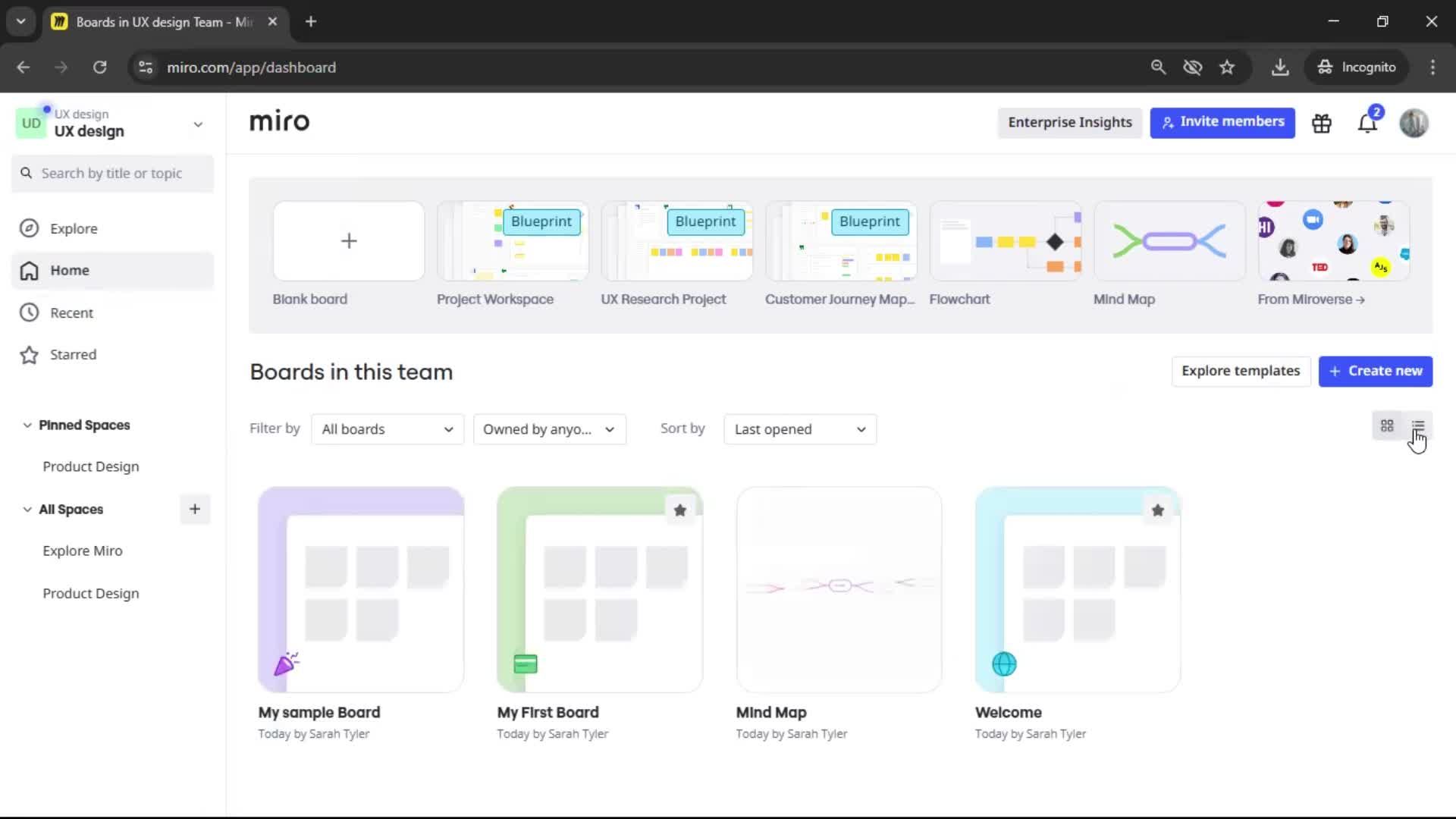 General browsing screenshot