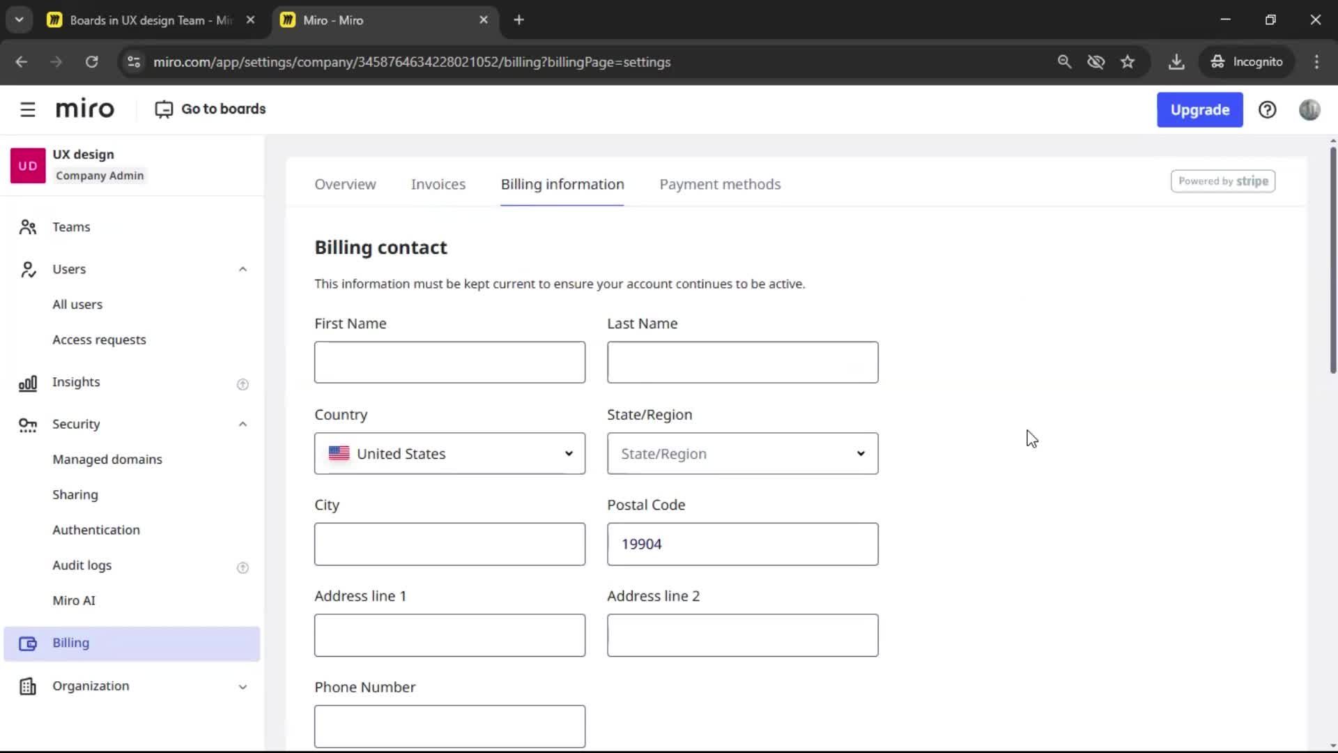 General browsing screenshot