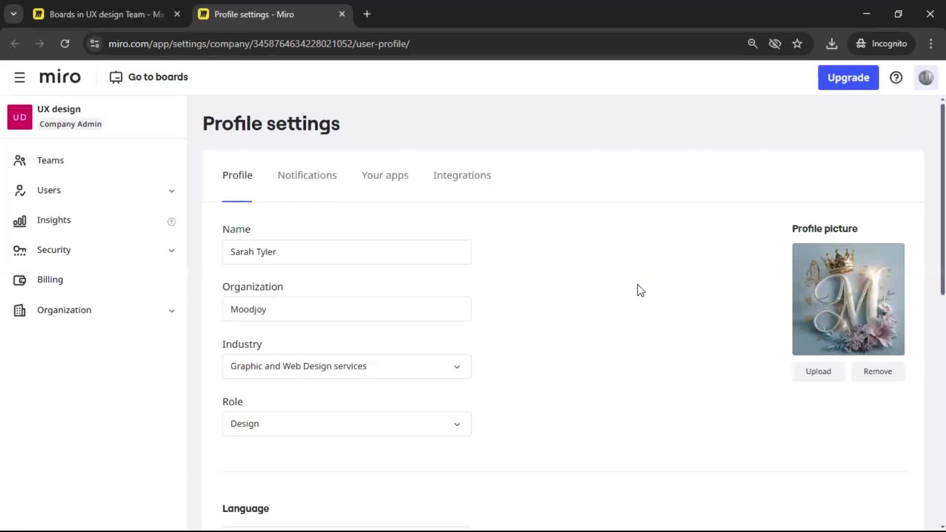 General browsing screenshot