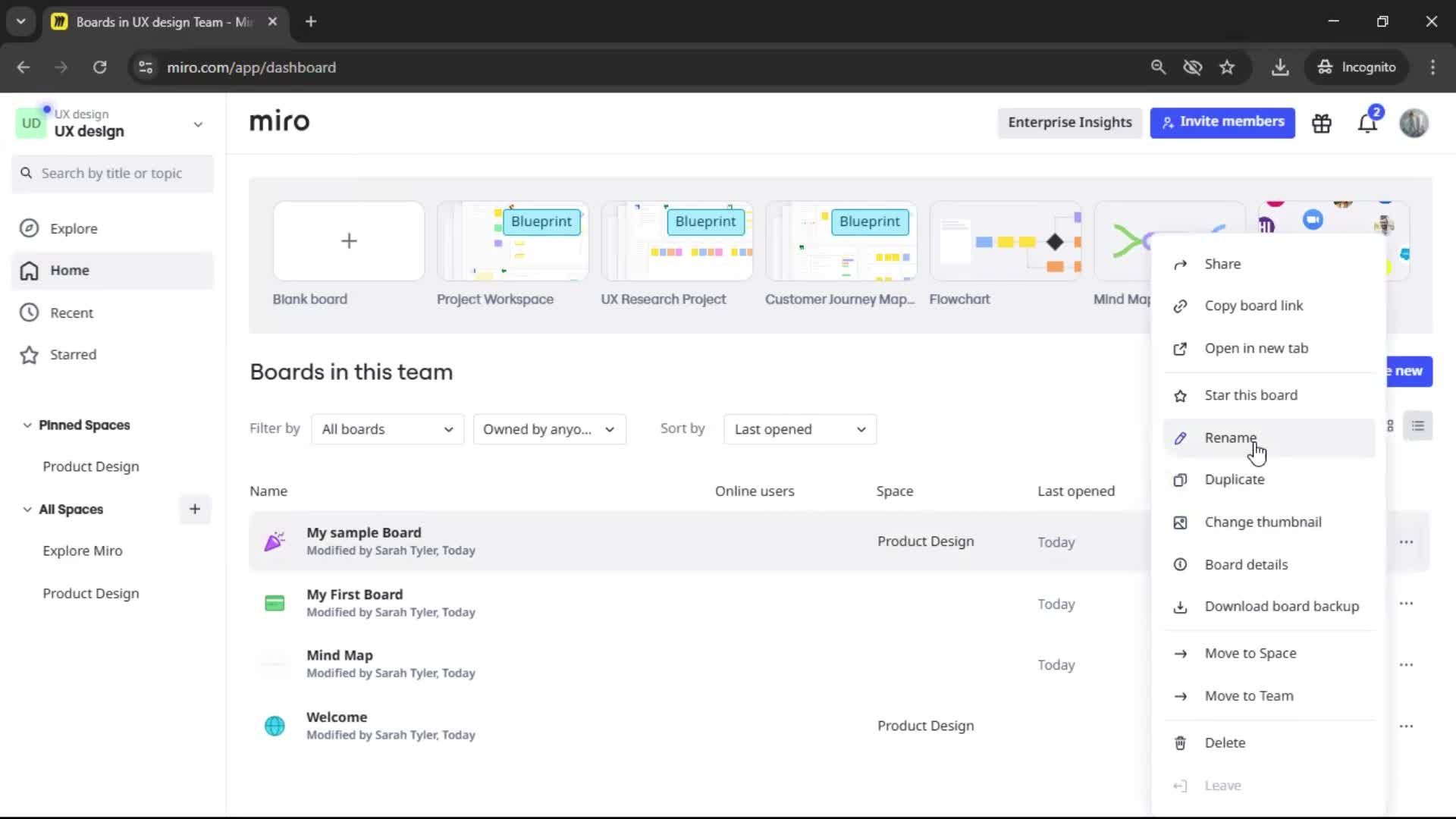 General browsing screenshot