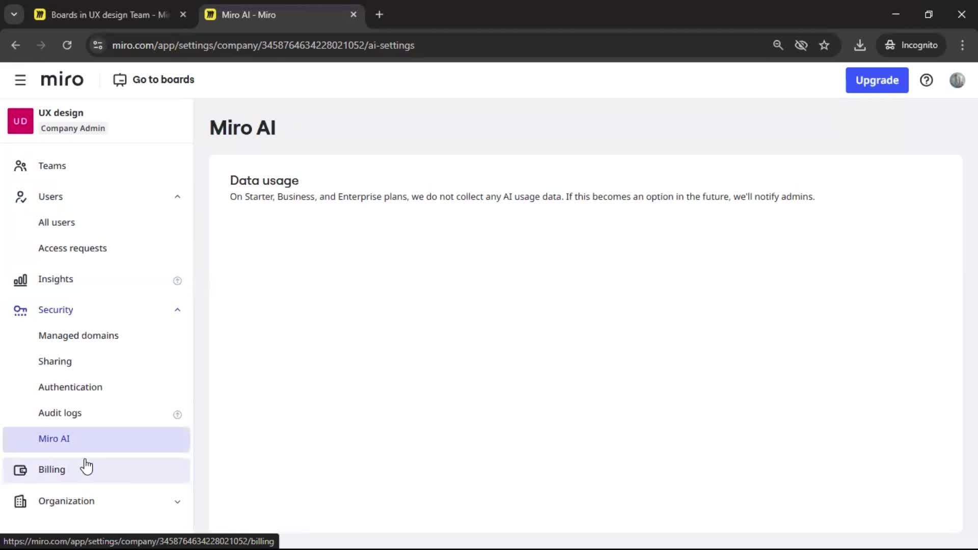 General browsing screenshot