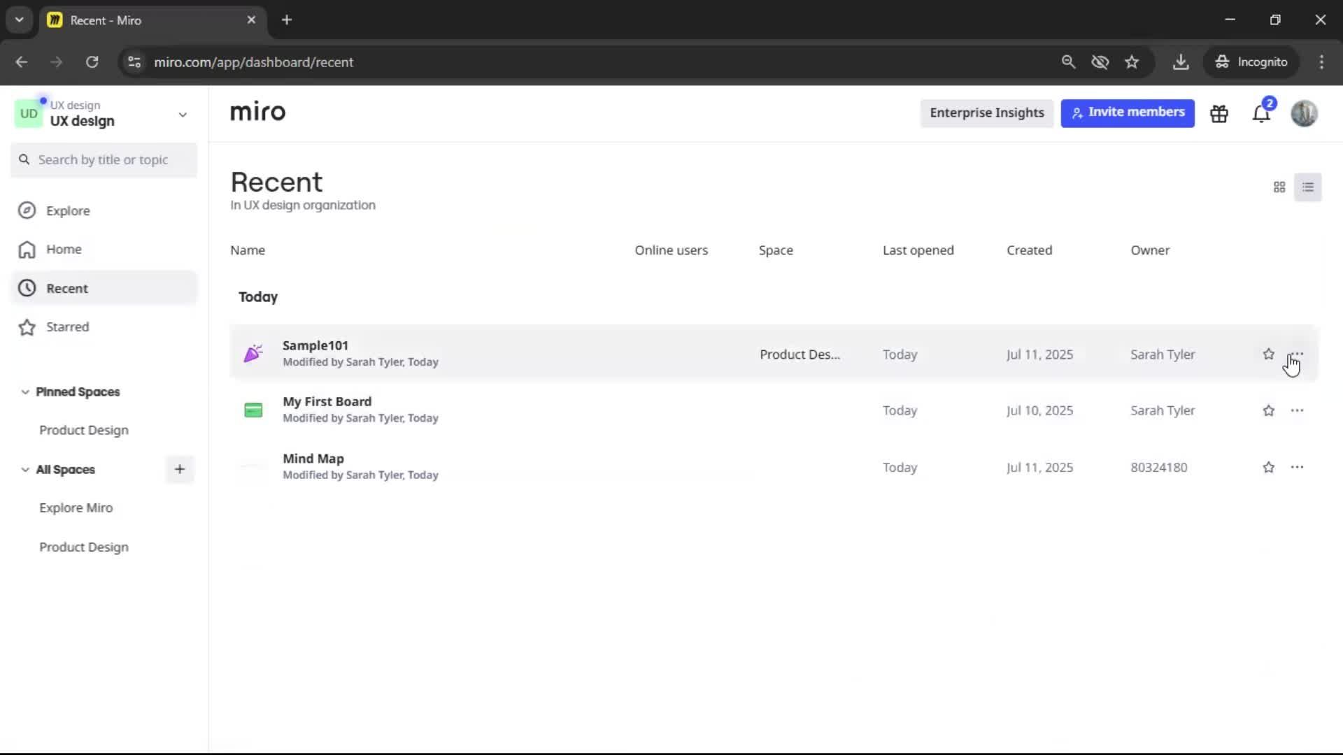 General browsing screenshot