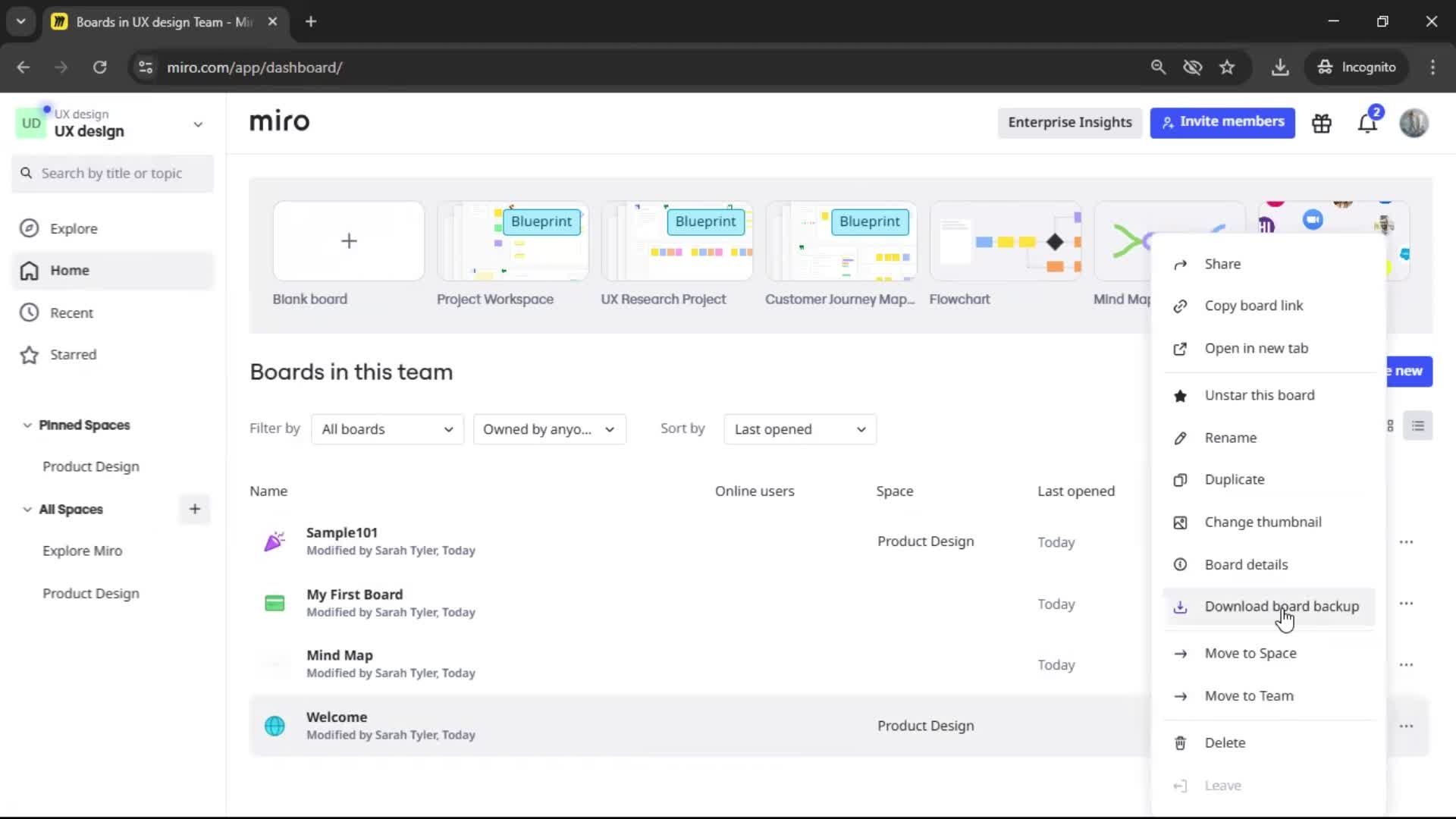 General browsing screenshot