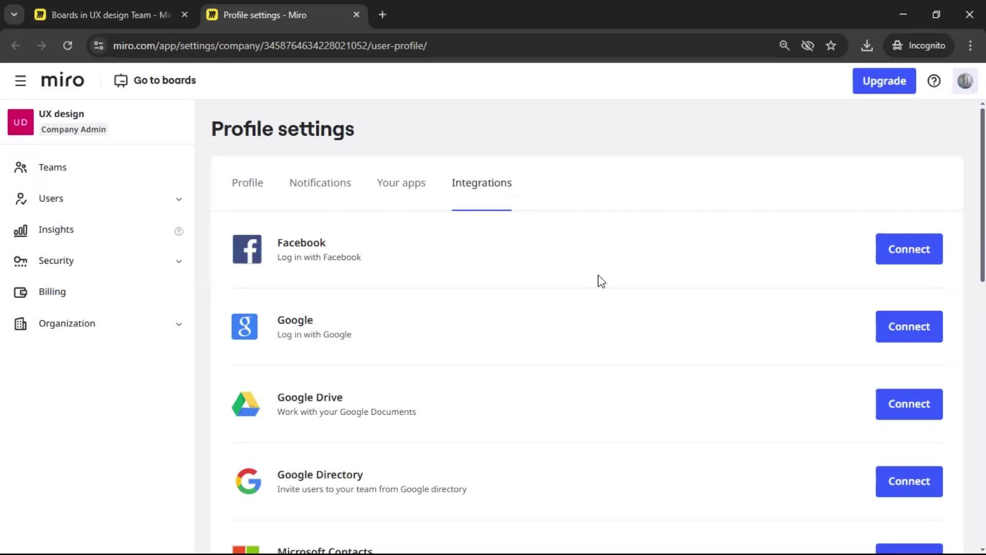 General browsing screenshot