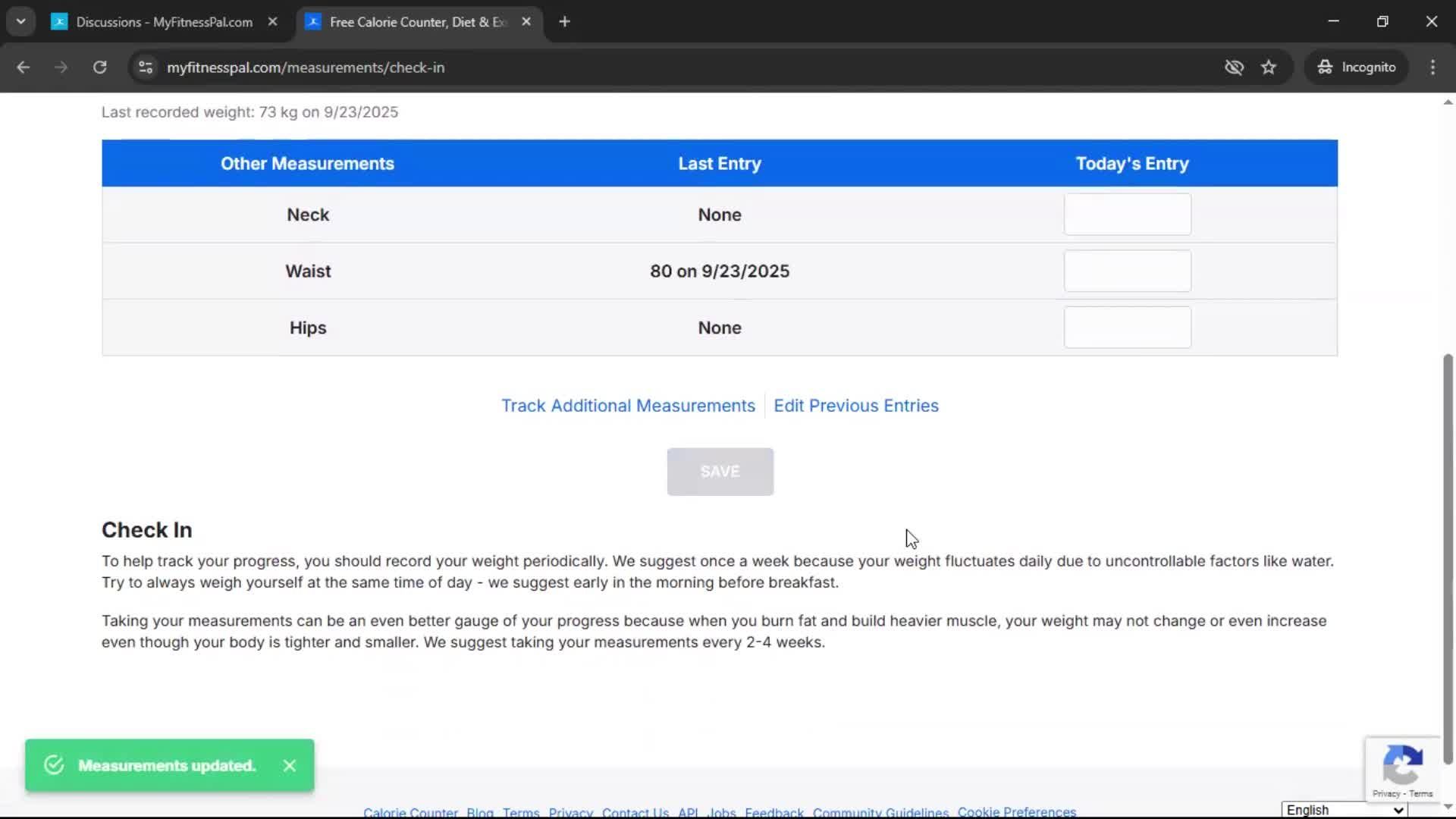 General browsing screenshot