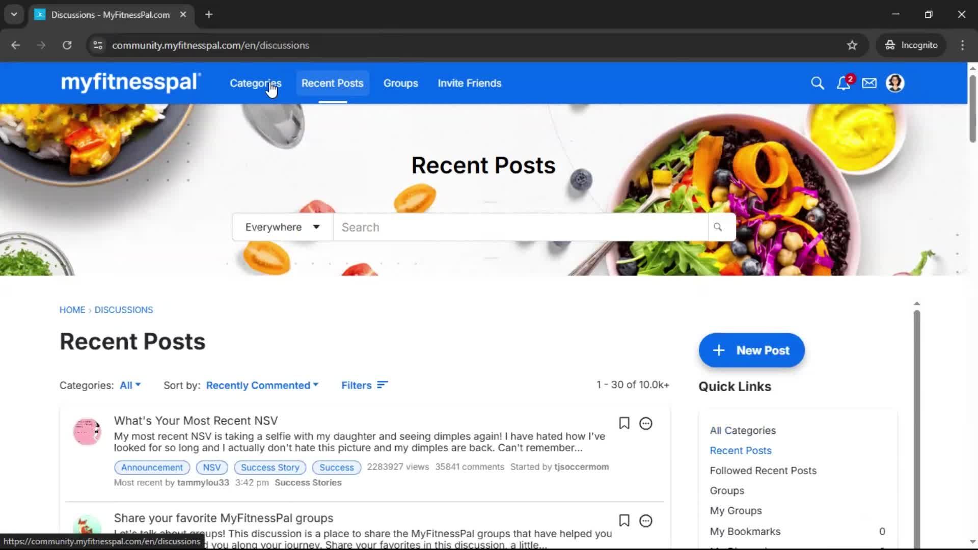 General browsing screenshot