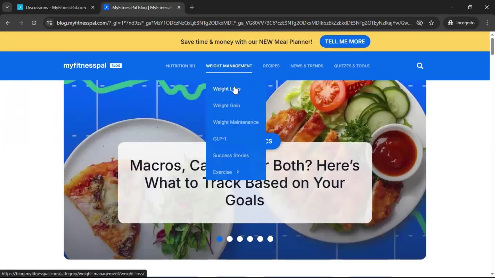 General browsing screenshot