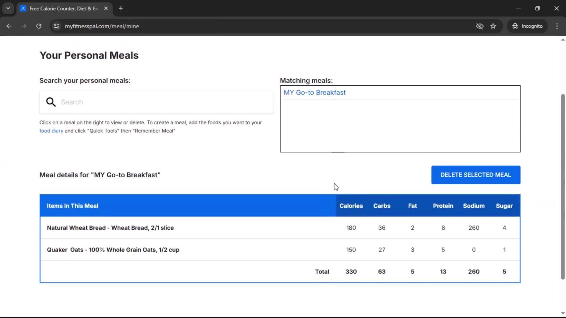 General browsing screenshot