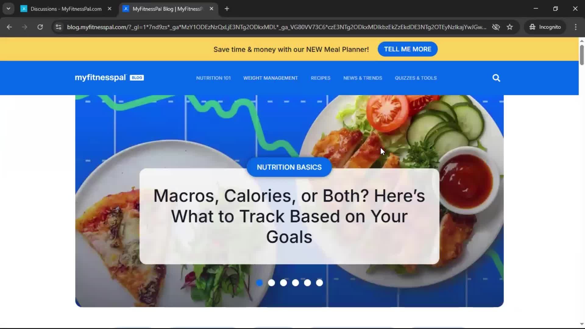 General browsing screenshot