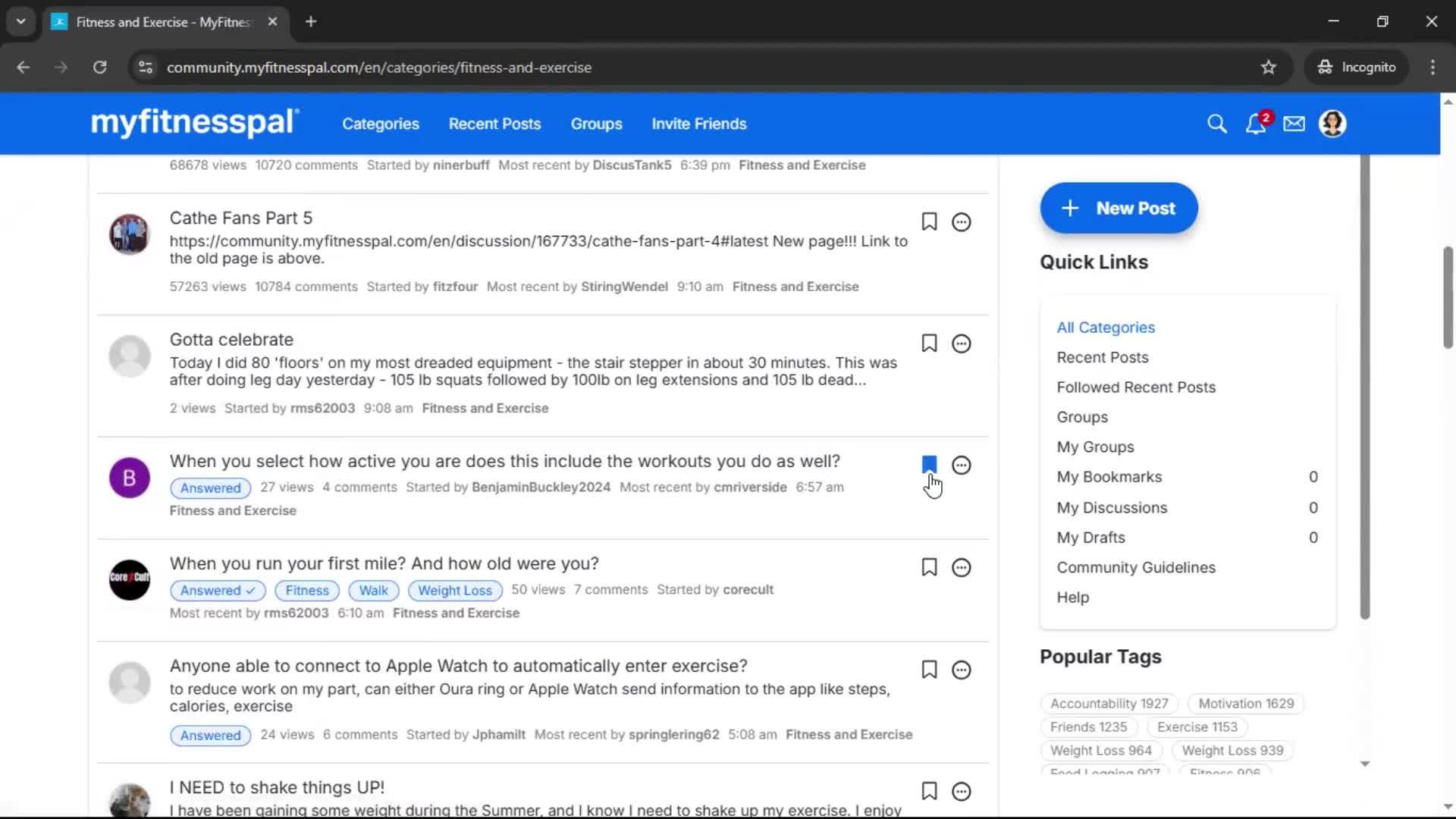 General browsing screenshot