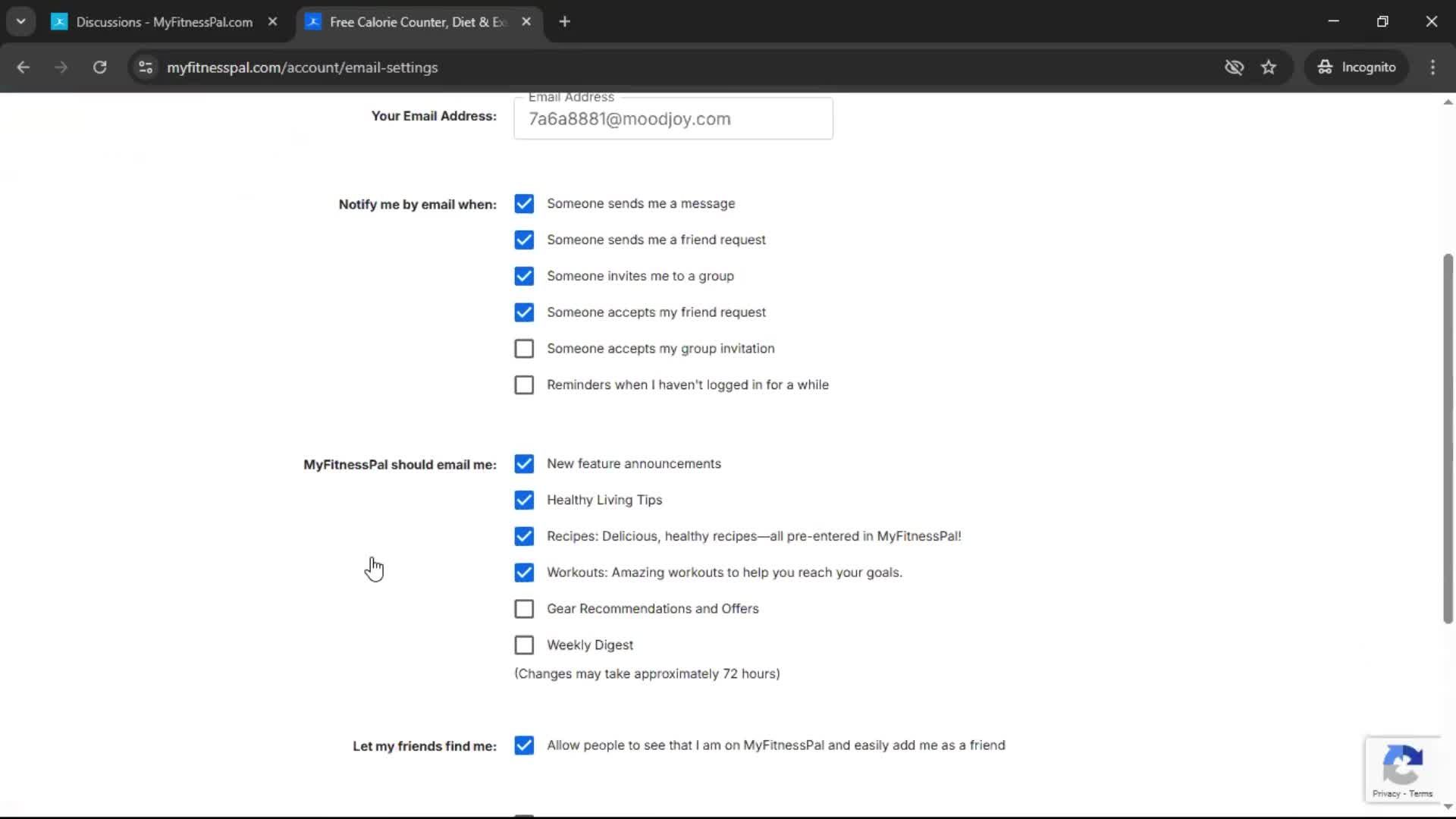 General browsing screenshot
