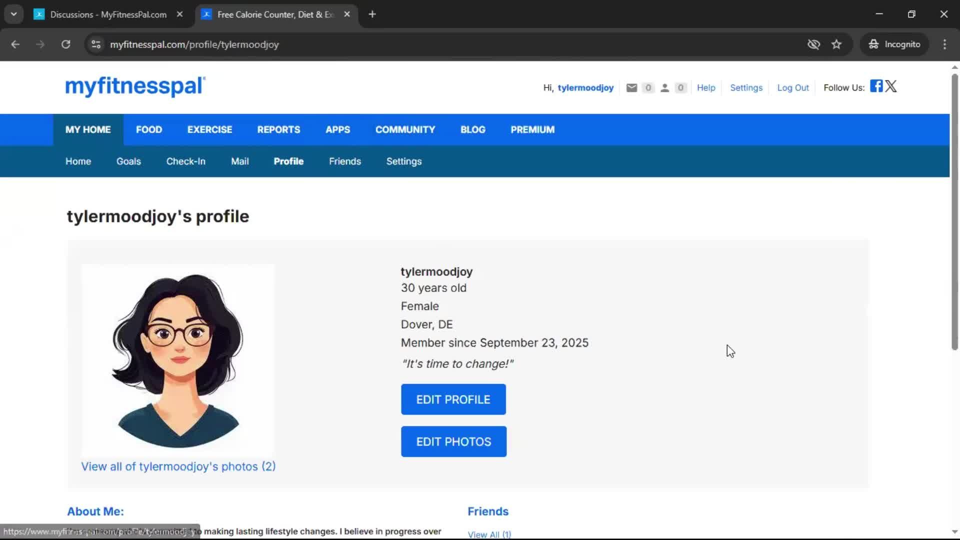 General browsing screenshot