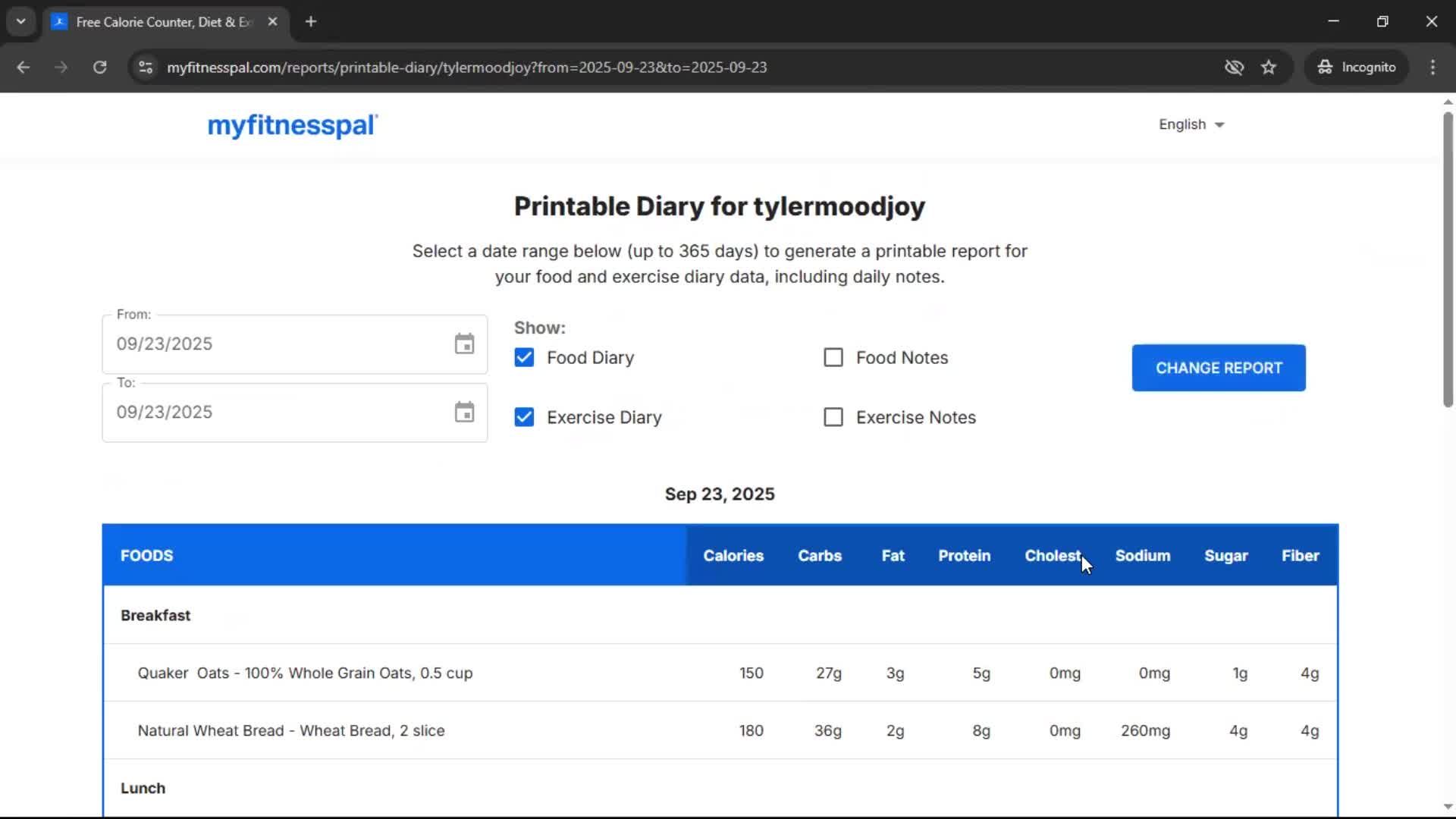 General browsing screenshot