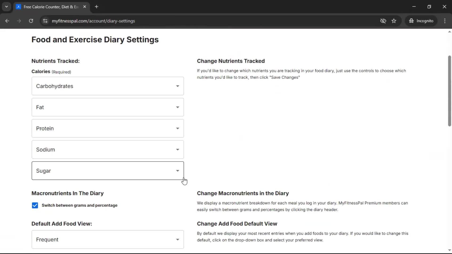 General browsing screenshot