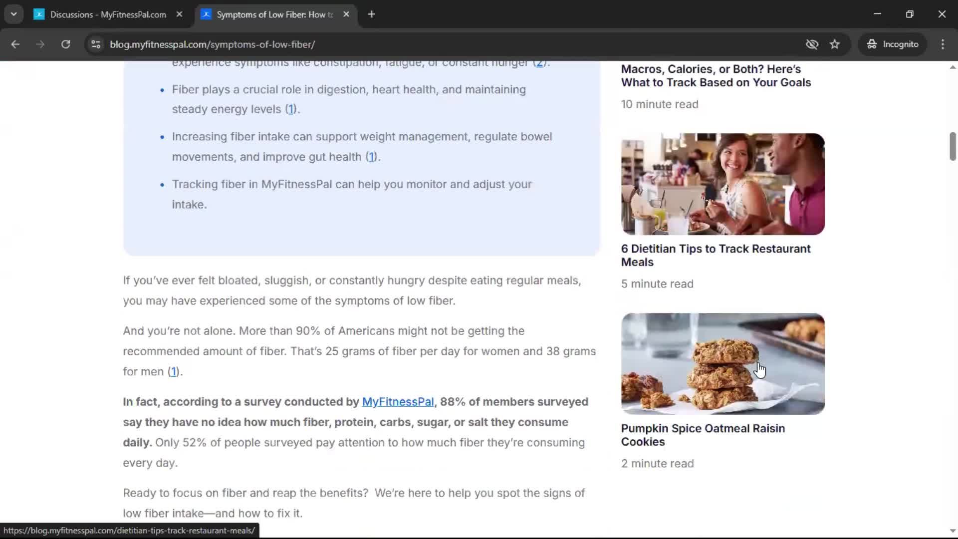 General browsing screenshot