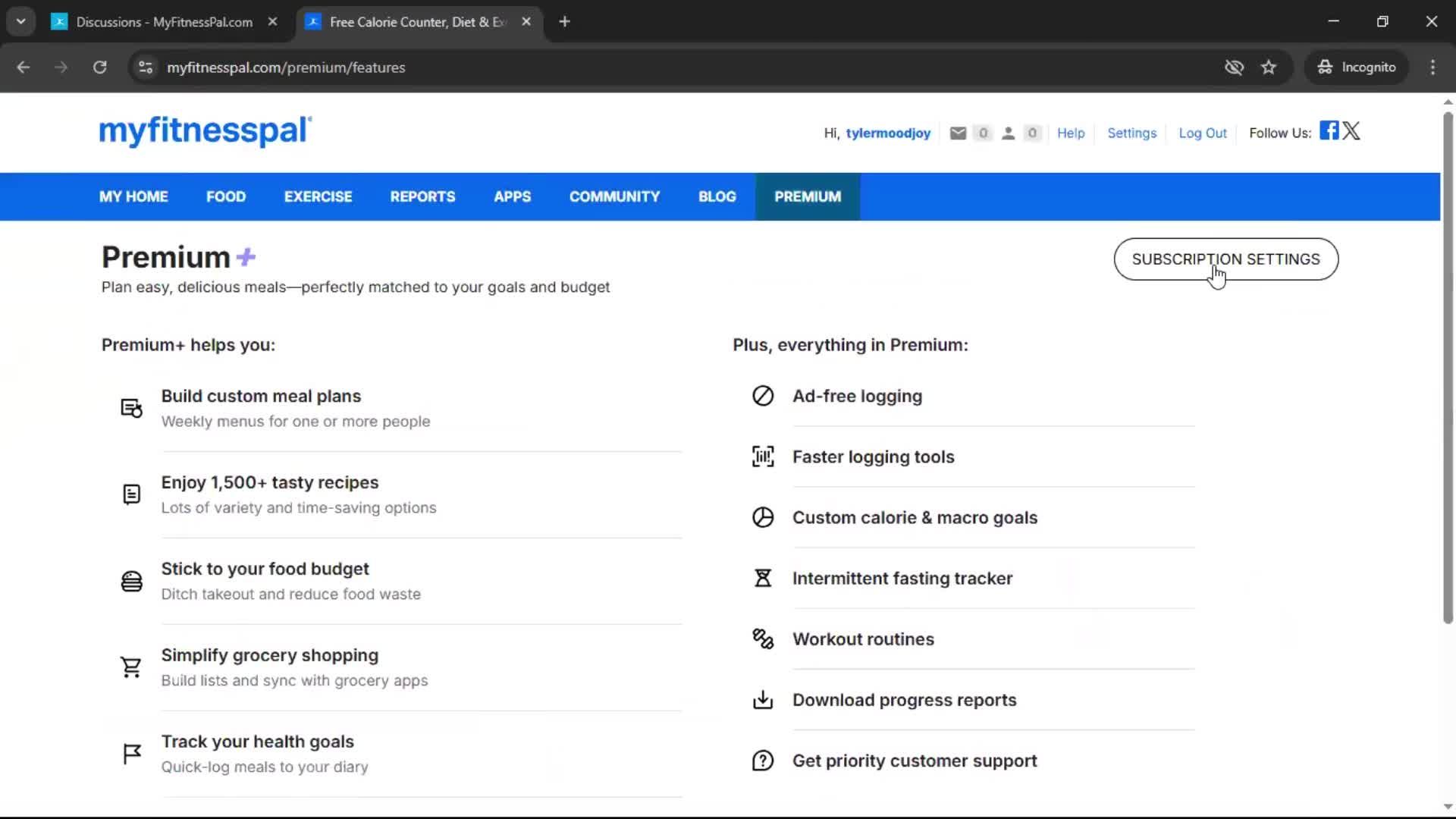 General browsing screenshot