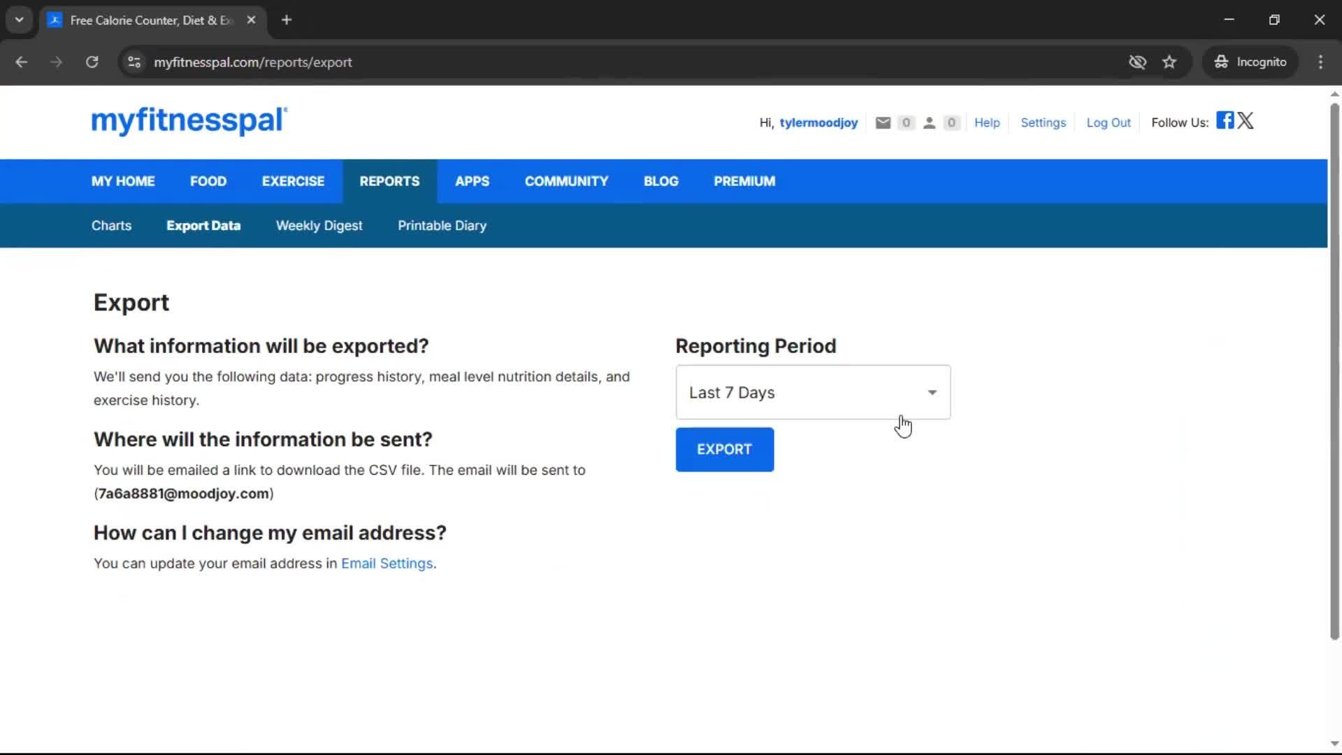 General browsing screenshot