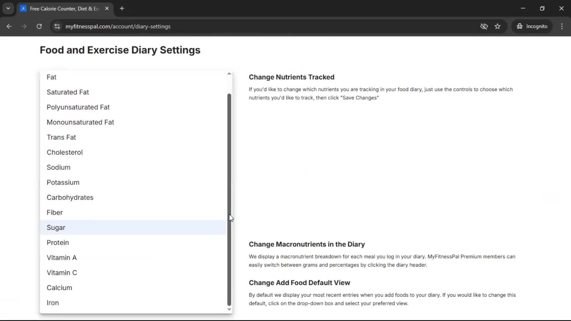 General browsing screenshot
