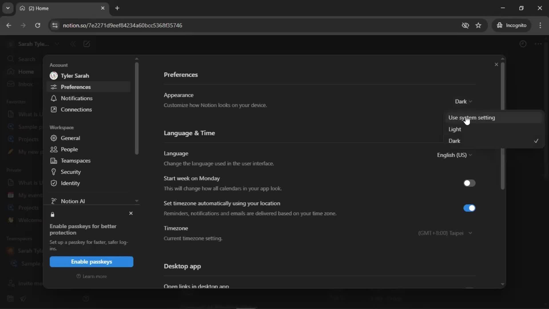 General browsing screenshot