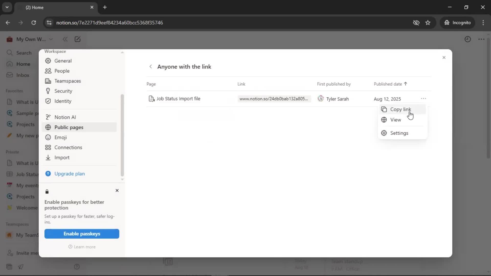 General browsing screenshot